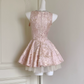 Mini robe de soirée en satin, sans bretelles, sans manches, ligne a, simple, C899