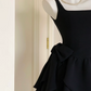 Mini robe de soirée en satin, sans bretelles, sans manches, ligne a, simple, C899