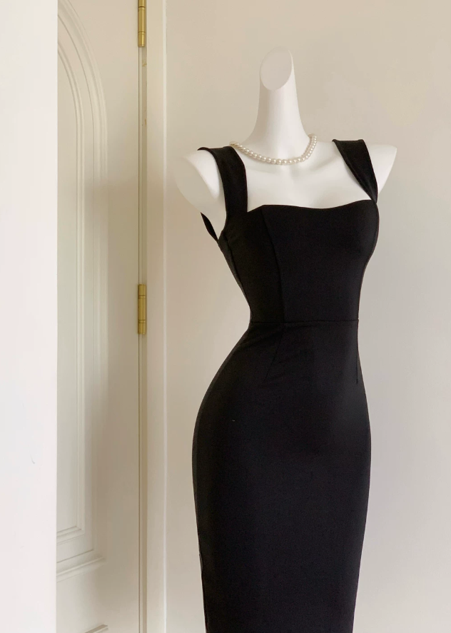 Mini robe de soirée en satin, sans bretelles, sans manches, ligne a, simple, C899
