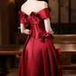 Robe de bal de princesse bustier à volants en satin long, robe de soirée C8117