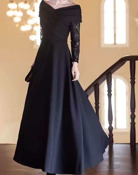 Robe de bal de princesse bustier à volants en satin long, robe de soirée C8117