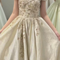 Superbe robe de mariée sirène bustier en satin et tulle, longue et en dentelle, C4563