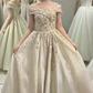 Superbe robe de mariée sirène bustier en satin et tulle, longue et en dentelle, C4563