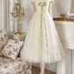 Adorable Off-Shoulder Prom Dress White Tulle A-Line Evening Dress D0113