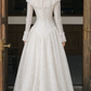 Superbe robe de mariée sirène bustier en satin et tulle, longue et en dentelle, C4563