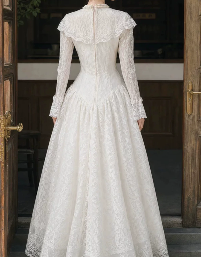 Superbe robe de mariée sirène bustier en satin et tulle, longue et en dentelle, C4563
