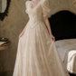 Superbe robe de mariée sirène bustier en satin et tulle, longue et en dentelle, C4563