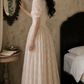Superbe robe de mariée sirène bustier en satin et tulle, longue et en dentelle, C4563