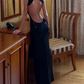 Robe de bal de princesse bustier à volants en satin long, robe de soirée C8117