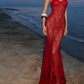Nouvelle robe longue d'été élégante de style français pour femme C7992