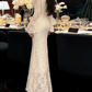 Nouvelle robe longue d'été élégante de style français pour femme C7992