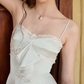 Robe courte d'été pour femme, style français, collection 2026, référence C8003