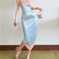 Nouvelle robe longue d'été élégante de style français pour femme C7992