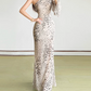Nouvelle robe longue d'été élégante de style français pour femme C7992