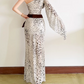 Nouvelle robe longue d'été élégante de style français pour femme C7992