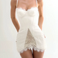 Robe courte d'été pour femme, style français, collection 2026, référence C8003