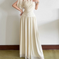 Nouvelle robe longue d'été élégante de style français pour femme C7992