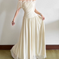 Nouvelle robe longue d'été élégante de style français pour femme C7992
