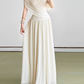 Nouvelle robe longue d'été élégante de style français pour femme C7992