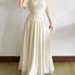 Nouvelle robe longue d'été élégante de style français pour femme C7992