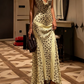 Nouvelle robe longue d'été élégante de style français pour femme C7992
