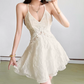 Robe courte d'été pour femme, style français, collection 2026, référence C8003