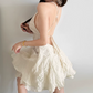 Robe courte d'été pour femme, style français, collection 2026, référence C8003