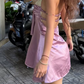 Robe courte d'été pour femme, style français, collection 2026, référence C8003