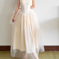 Classical Halter Neck Prom Dress Ivory Lace Tulle A-Line Evening Dress D0194