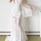 Classical Strapless Wedding Dresses Lace Mermaid Bridal Dress D0195