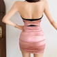 Robe courte d'été pour femme, style français, collection 2026, référence C8003
