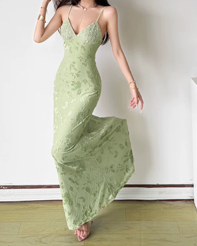 Robe de bal de princesse bustier à volants en satin long, robe de soirée C8117
