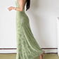Robe de bal de princesse bustier à volants en satin long, robe de soirée C8117