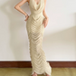 Nouvelle robe longue d'été élégante de style français pour femme C7992