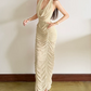 Nouvelle robe longue d'été élégante de style français pour femme C7992