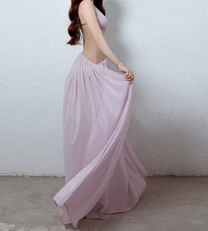 Nouvelle robe longue d'été élégante de style français pour femme C7992