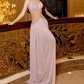 Nouvelle robe longue d'été élégante de style français pour femme C7992