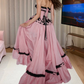 Robe de bal de princesse bustier à volants en satin long, robe de soirée C8117