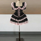Mini robe de soirée en satin, sans bretelles, sans manches, ligne a, simple, C899