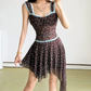 Robe courte d'été pour femme, style français, collection 2026, référence C8003