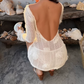 Robe courte d'été pour femme, style français, collection 2026, référence C8003