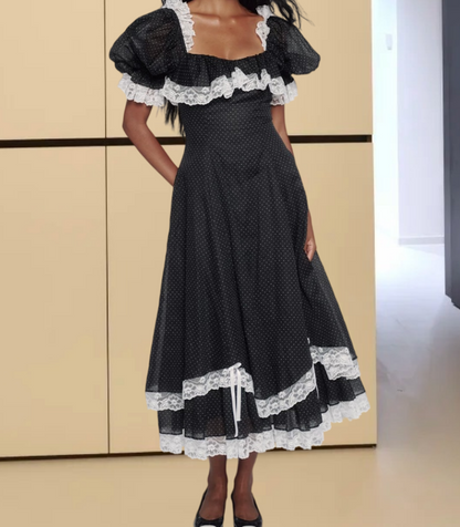 Robe de bal de princesse bustier à volants en satin long, robe de soirée C8117