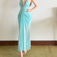 Robe de bal de princesse bustier à volants en satin long, robe de soirée C8117