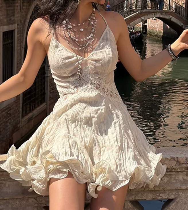 Mini robe de soirée en satin, sans bretelles, sans manches, ligne a, simple, C899