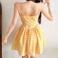 Robe courte d'été pour femme, style français, collection 2026, référence C8003
