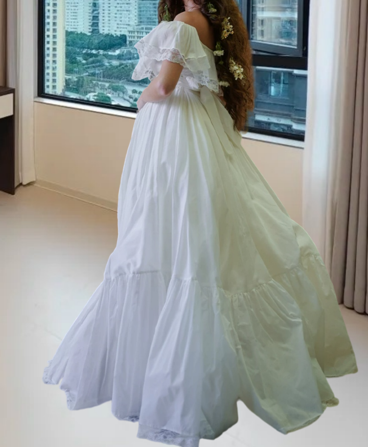 Superbe robe de mariée sirène bustier en satin et tulle, longue et en dentelle, C4563