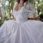 Superbe robe de mariée sirène bustier en satin et tulle, longue et en dentelle, C4563