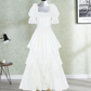 Superbe robe de mariée sirène bustier en satin et tulle, longue et en dentelle, C4563
