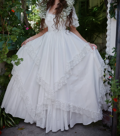 Superbe robe de mariée sirène bustier en satin et tulle, longue et en dentelle, C4563