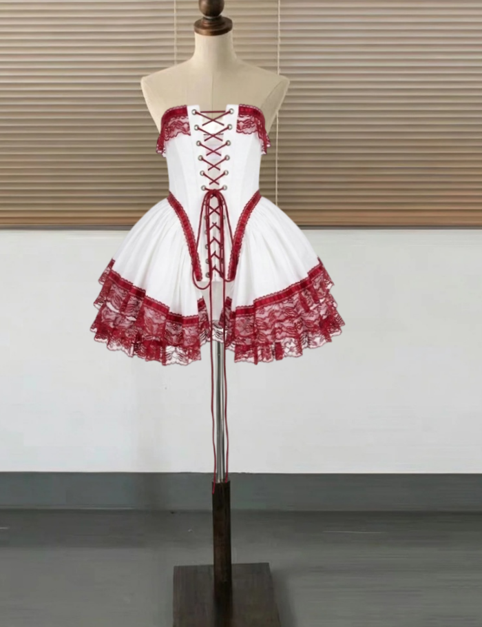 Mini robe de soirée en satin, sans bretelles, sans manches, ligne a, simple, C899